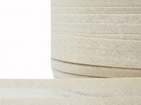 Ткань Косая бейка, хлопок, 15 мм, цвет Бежевый F276 производства Китай состав 100% Хлопок