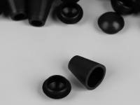 Ткань Наконечник для шнура d = 4 мм, 1,7 × 1,2 см,  цвет чёрный производства Китай состав 