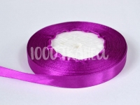 Ткань Лента атласная Фиолетовая 12мм 0007 производства Польша состав Полиэстер 100%