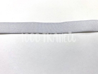 Ткань Резинка бельевая вязаная плоская шир. 15мм белая (упаковка 50м) производства Польша состав Полиэстер 100%