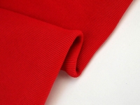 Ткань Кашкорсе Красный №12 420г/м2 шир. 2х60см Компакт Пенье производства Турция состав 95% хлопок 5% лайкра