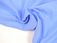 Ткань Одноцветная Голубая с эффектом крэш 140г/м2 шир. 140см производства Китай состав Хлопок 100%
