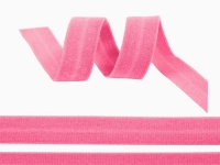 Ткань Резинка окантовочная 20мм матовая Ярк. Розовый F144 производства Китай состав 