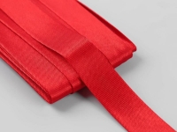Ткань Косая бейка, 15 мм × 5,4 ± 0,2 м, цвет красный производства Китай состав Полиэстер 100%