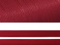 Ткань Косая бейка атласная, 15 мм,  Т. Красный F148 производства Китай состав Полиэстер 100%