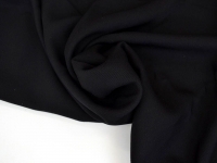 Ткань Вискоза однотонная цвет Черный диагональ 150 г/м²  шир.145 см производства Китай состав 100% Вискоза