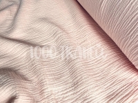 Ткань Муслин двухслойный одноцветный  Бледно-розовый 47 КИТ 125г/м2 шир. 135см производства Китай состав Хлопок 100%