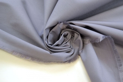 Ткань рубашечная 115 г кв.м 65% полиэстер, 35% хлопок шир.150 см цв. 14 Серый