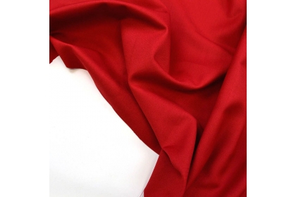 Ткань костюмная Лавсан Одноцветная Красный дракон 240г/м2 153см