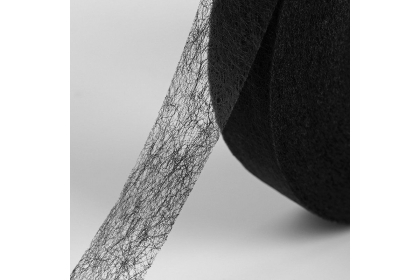 Паутинка клеевая, 20 мм, цвет чёрный