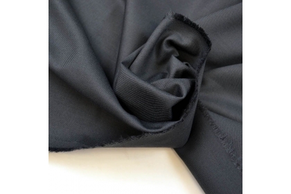 Ткань костюмная Лавсан Одноцветная Серый графит 240г/м2 153см