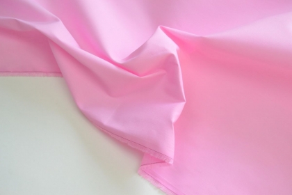 Ткань рубашечная 120 г кв.м 65% полиэстер, 35% хлопок шир.150 см цв.05 Розовый