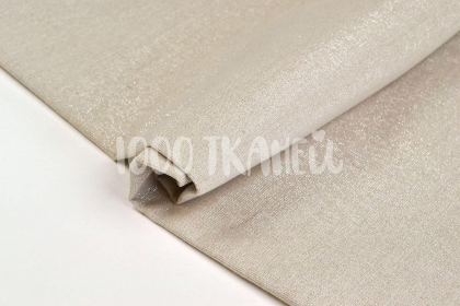 Ткань льняная  140г/м, 30% лен 60% хлопок 10% метанить, шир.150см цв.натур/серебро