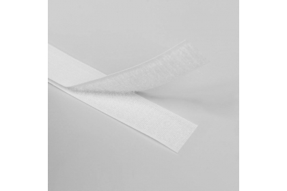 Липучка, 50 мм, пришивная, цвет белый