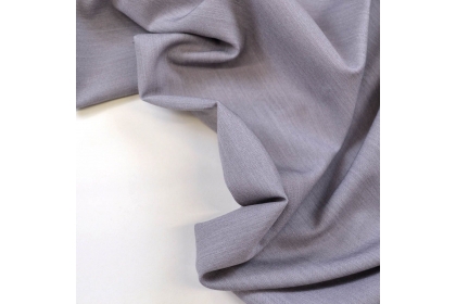 Ткань костюмная Гальяно Одноцветная Св. серый меланж 200г/м2 150см