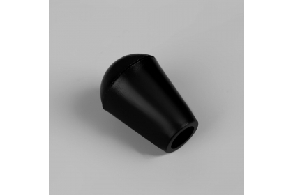 Наконечник для шнура d = 4 мм, 1,7 × 1,2 см,  цвет чёрный