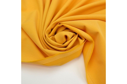 Ткань костюмная Гальяно Одноцветная Желтый манго №37  200г/м2 150см