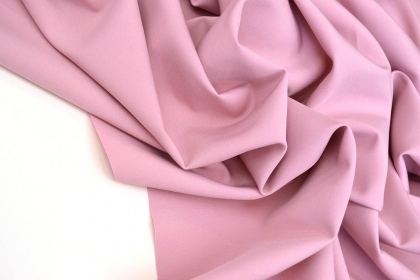 Ткань костюмная Барби Одноцветная Розовая пудра 200г/м2 150см