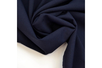 Ткань костюмная Гальяно Одноцветная №25 Синяя 180г/м2 150см