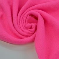 Ткань Флис 2-х сторонний Розовый Неон 100% ПЭ  антипиллинг F338 190 г/м2 шир. 150см производства Китай состав Полиэстер 100%