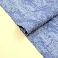 Ткань Duck с водоотталкивающим покрытием  Мрамор темно-синий 320гр/м2 шир.180см производства Турция состав 70% хлопок 30% полиэстер