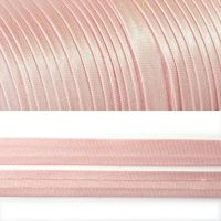Ткань Косая бейка атласная, 15 мм,  Розово-бежевый S344 производства Китай состав Полиэстер 100%