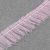 Ткань Рюш однослойный, 50 мм, цвет розовый производства Китай состав Полиэстер 100%
